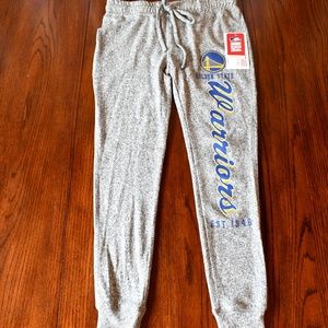 NBA Golden State Warriors NWT Gray Joggers